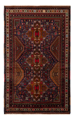 Belutsch Rug - 200 x 117 cm - dark red