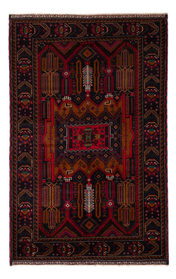 Belutsch Rug - 195 x 117 cm - dark red