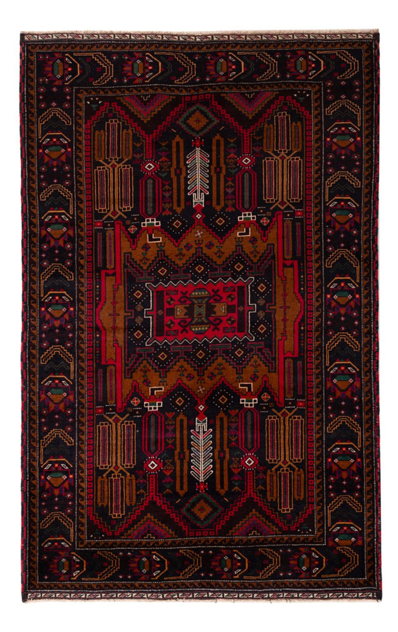 Belutsch Rug - 195 x 117 cm - dark red