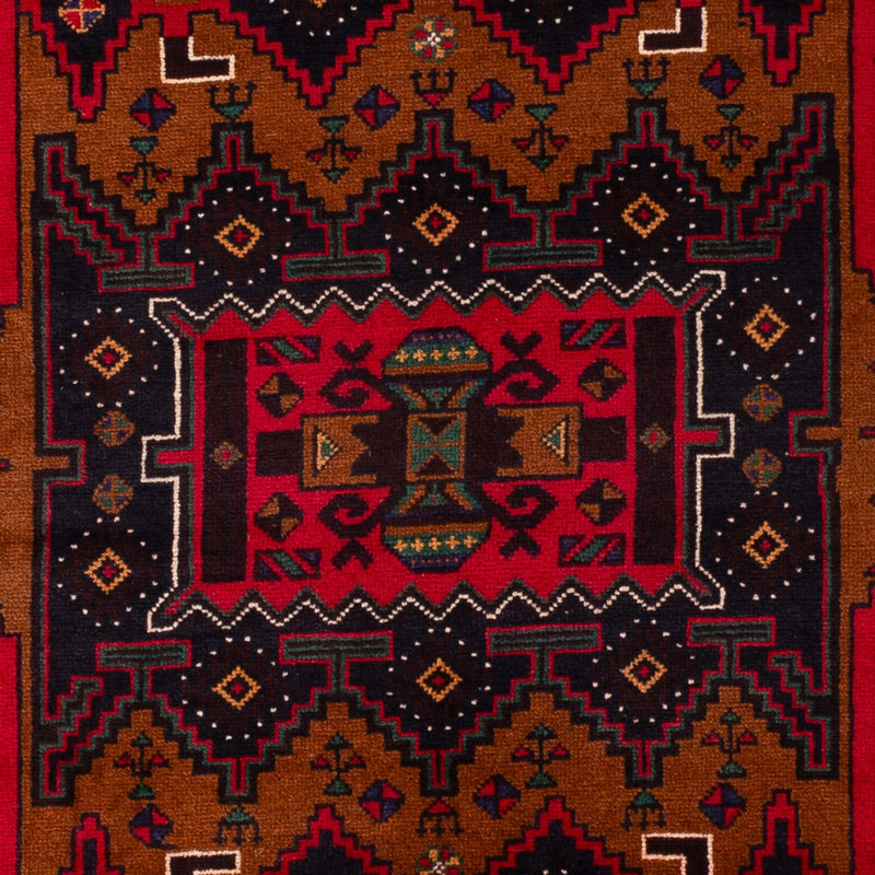 Belutsch Rug - 195 x 117 cm - dark red