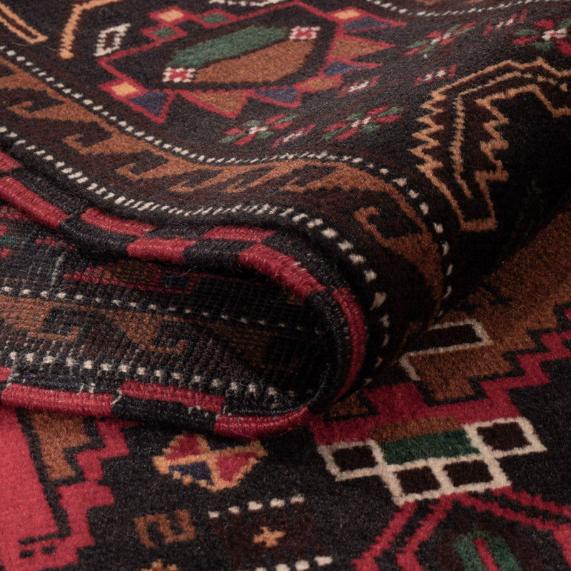 Belutsch Rug - 195 x 117 cm - dark red