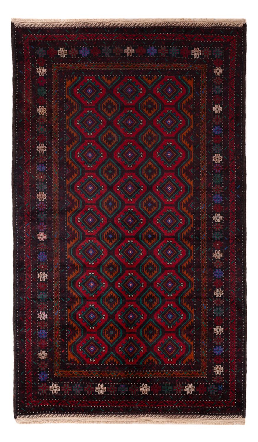 Belutsch Rug - 203 x 120 cm - dark red