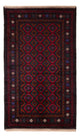 Belutsch Teppich - 203 x 120 cm - dunkelrot