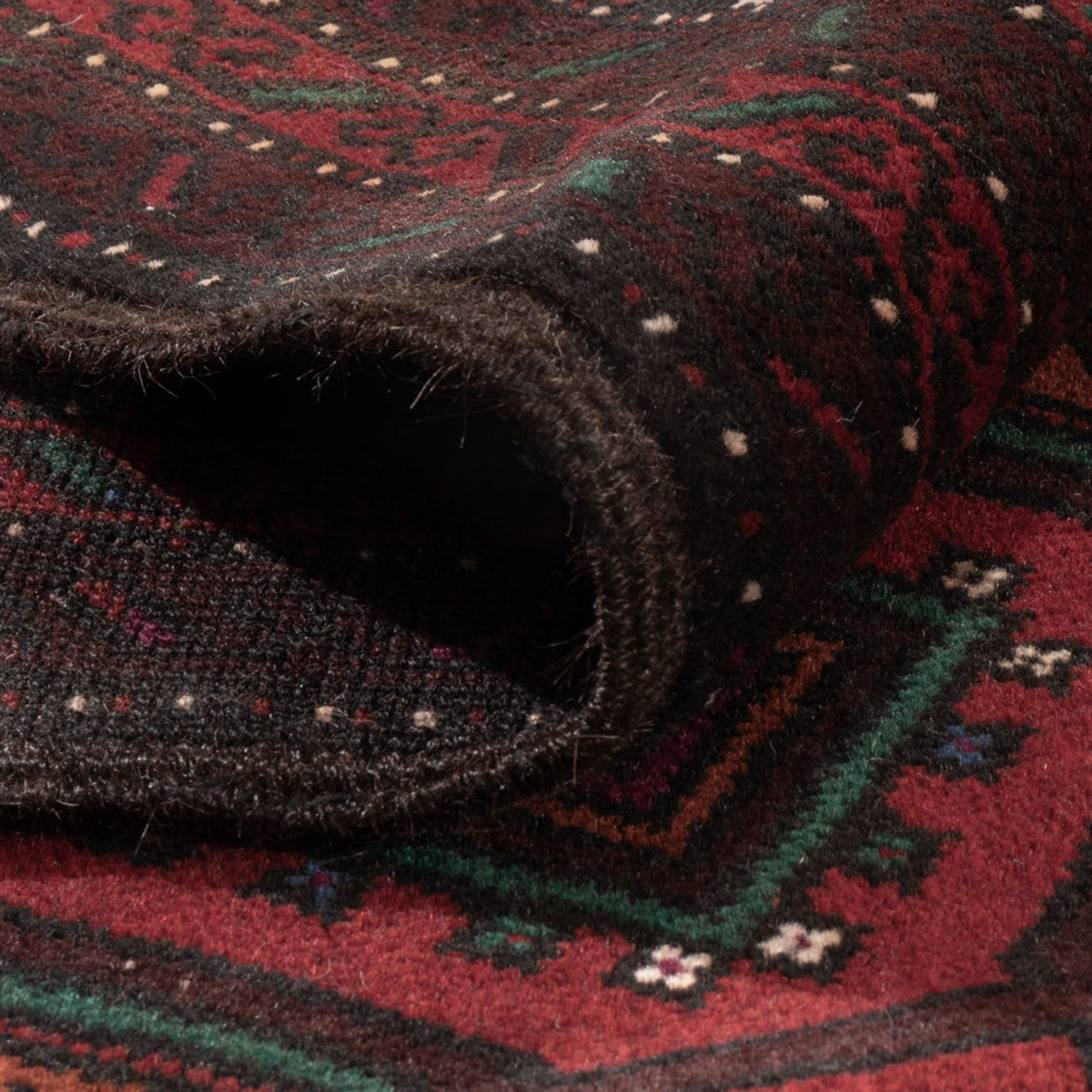 Belutsch Rug - 203 x 120 cm - dark red