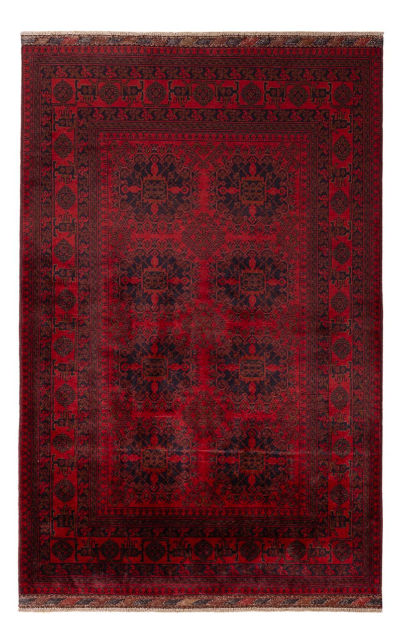 Afghan Rug - Kunduz - 197 x 127 cm - red