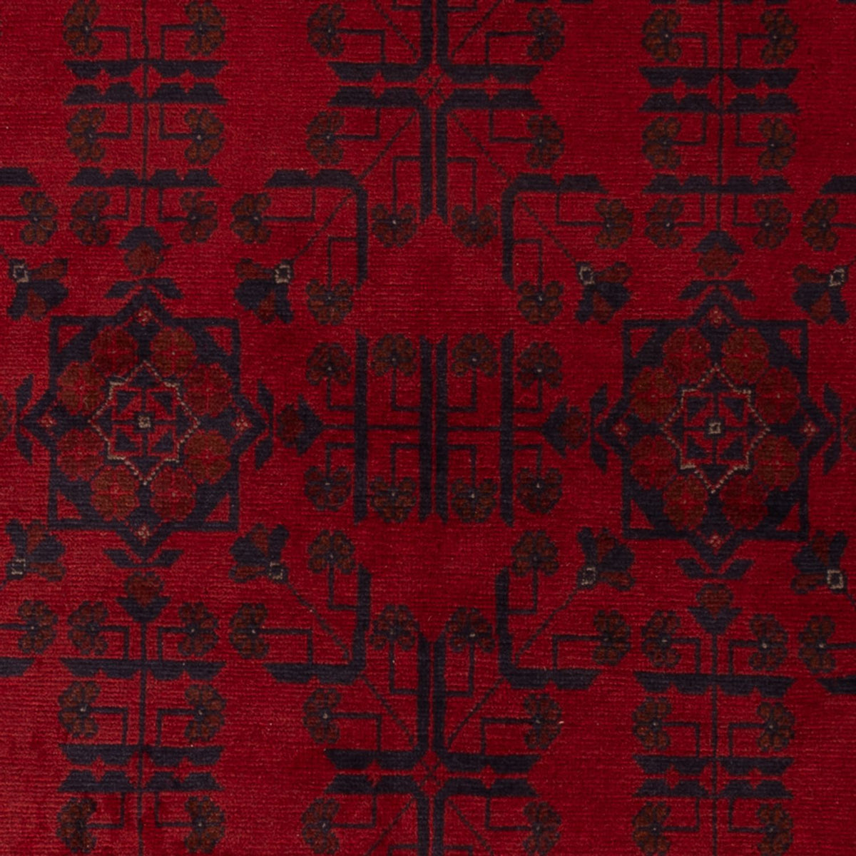 Afghan Rug - Kunduz - 196 x 127 cm - red