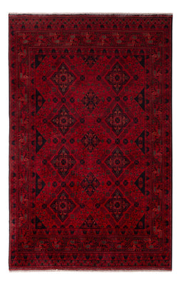 Afghan Rug - Kunduz - 196 x 124 cm - red