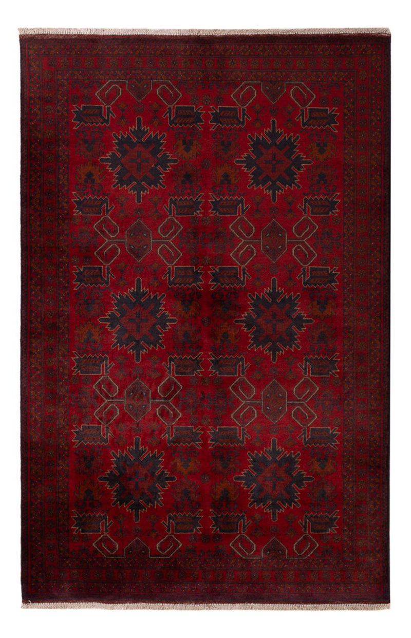 Afghan Rug - Kunduz - 197 x 125 cm - red