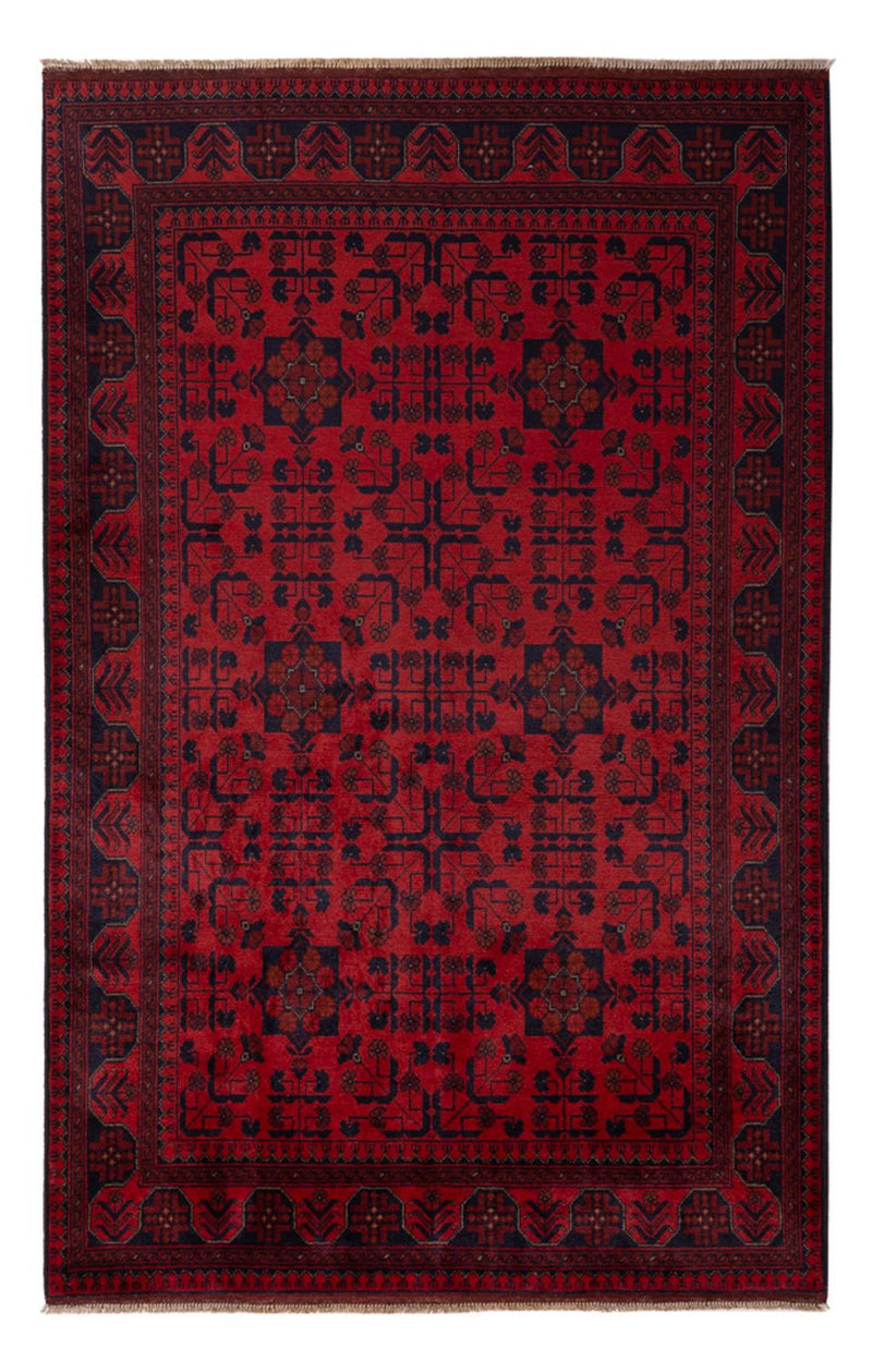 Afghan Rug - Kunduz - 203 x 128 cm - red