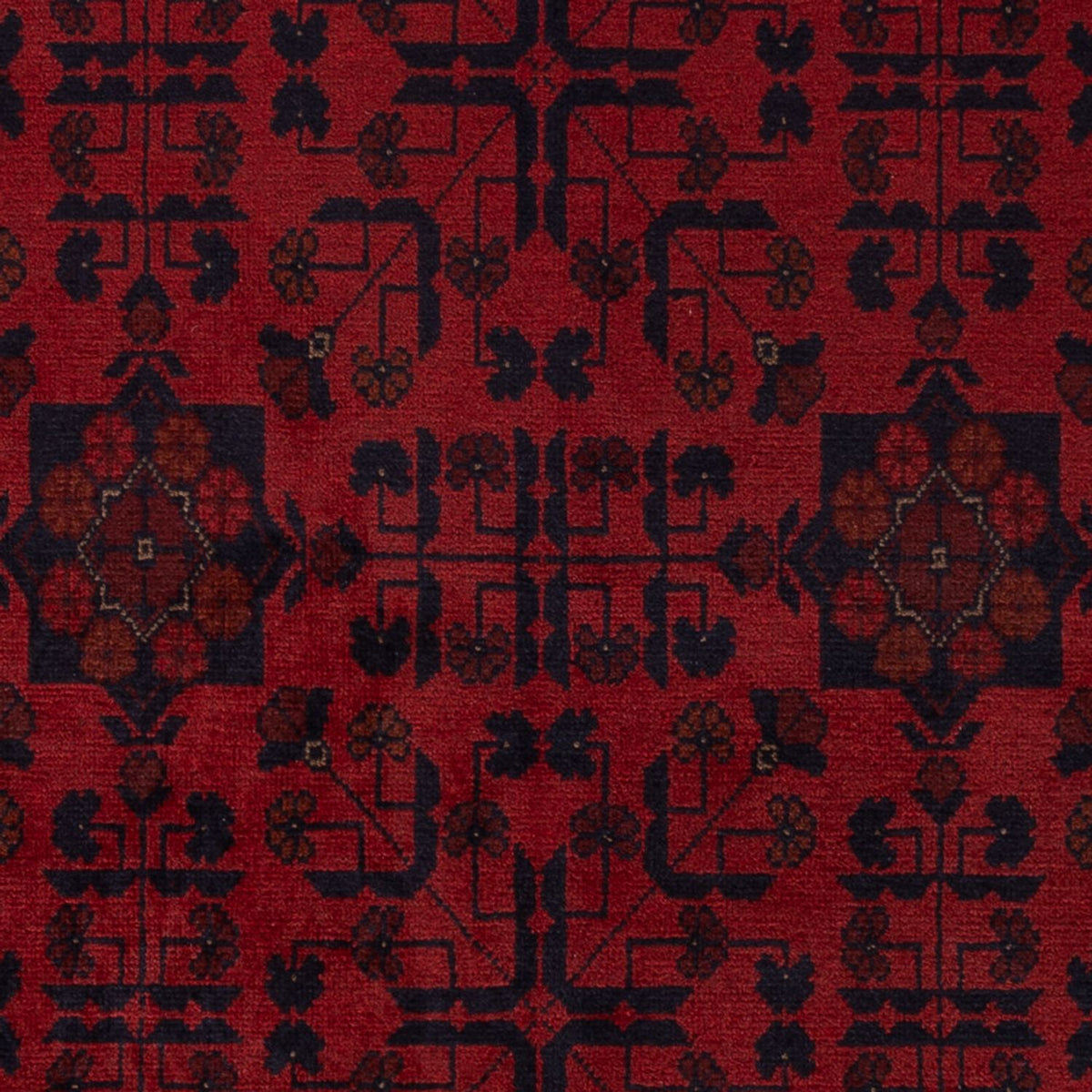 Afghan Rug - Kunduz - 203 x 128 cm - red