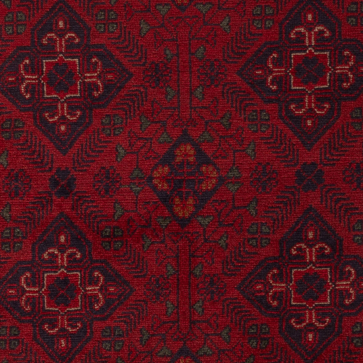 Afghan Rug - Kunduz - 194 x 121 cm - red
