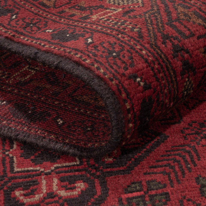 Afghan Rug - Kunduz - 194 x 121 cm - red