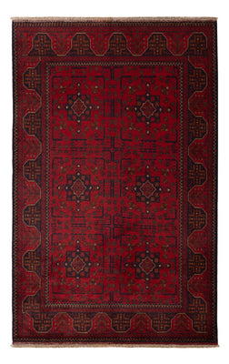 Afghan Rug - Kunduz - 201 x 126 cm - red