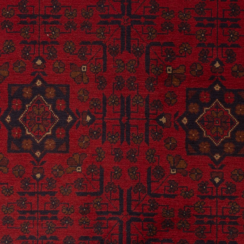 Afghan Rug - Kunduz - 201 x 126 cm - red