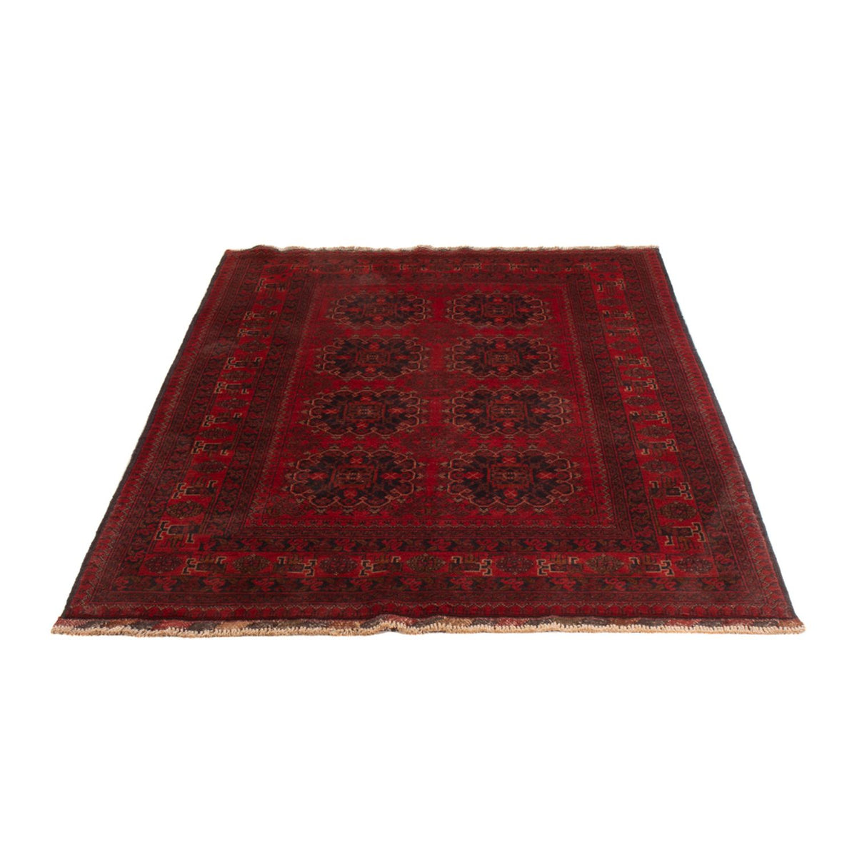 Afghan Rug - Kunduz - 202 x 127 cm - red