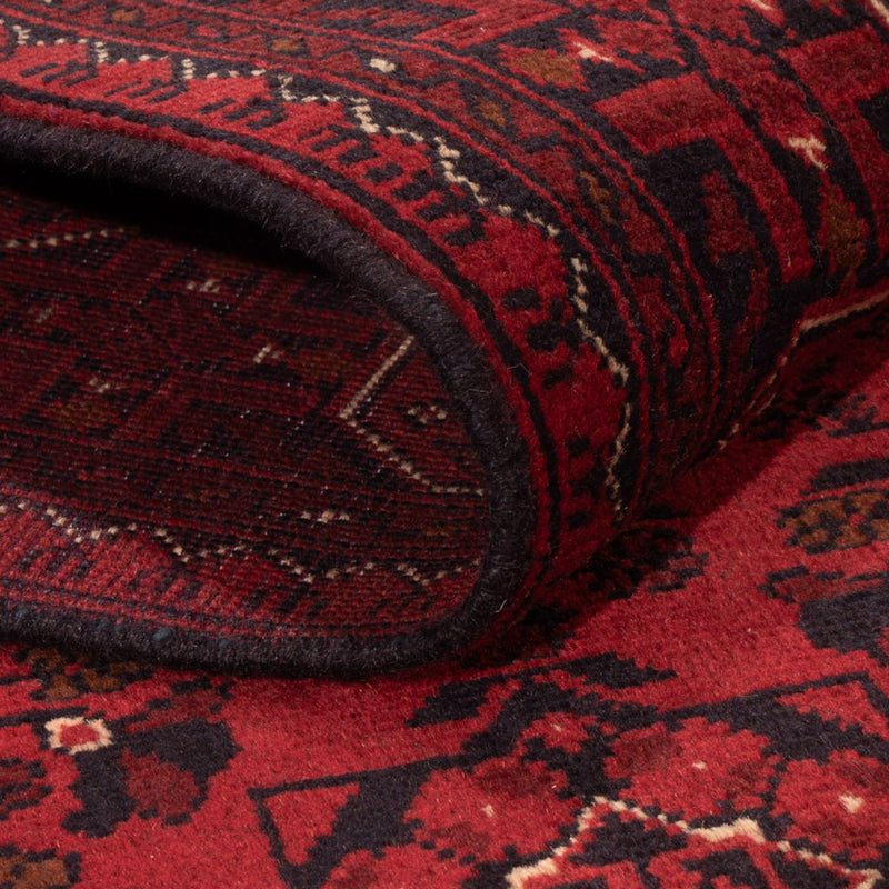 Afghan Rug - Kunduz - 198 x 123 cm - red