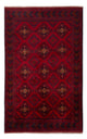 Afghan Teppich - Kunduz - 207 x 125 cm - rot