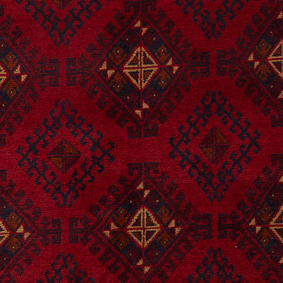Afghan Rug - Kunduz - 207 x 125 cm - red