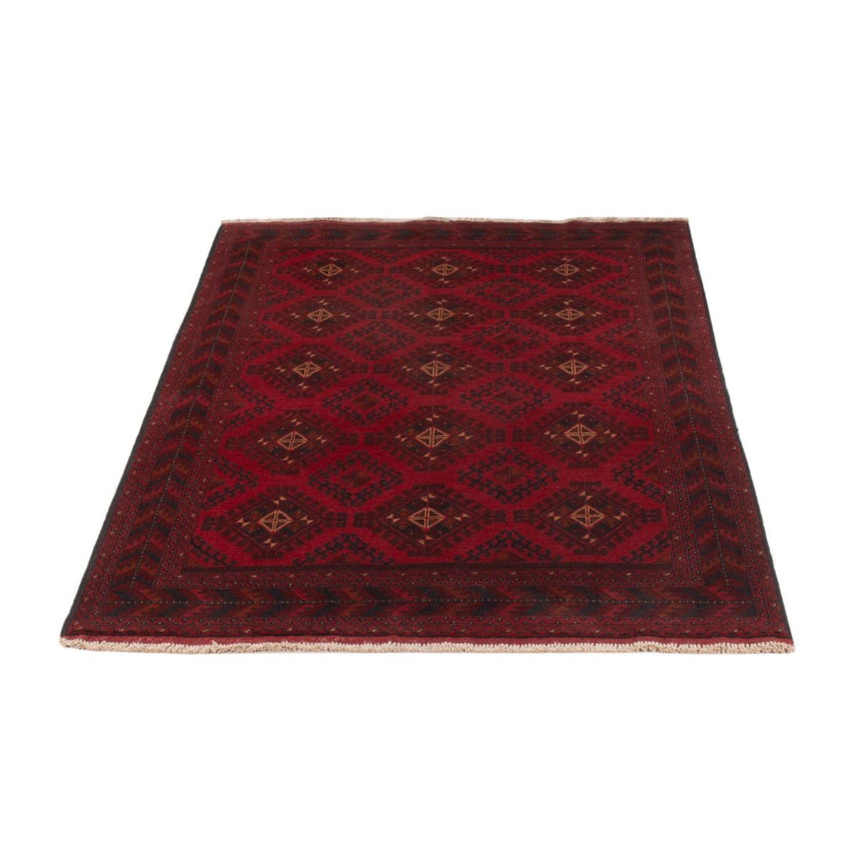 Afghan Rug - Kunduz - 207 x 125 cm - red