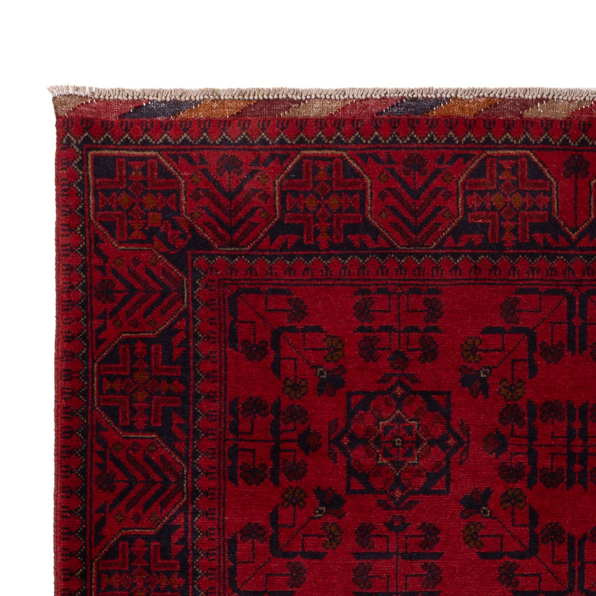 Afghan Rug - Kunduz - 195 x 125 cm - red