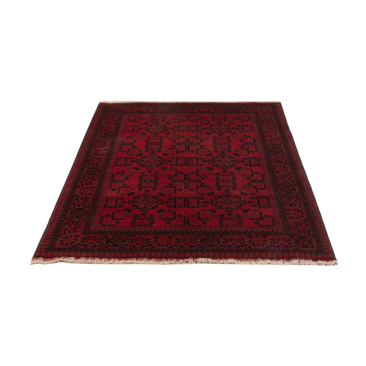 Afghan Rug - Kunduz - 196 x 130 cm - red