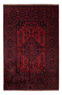 Afghan Rug - Kunduz - 192 x 122 cm - red