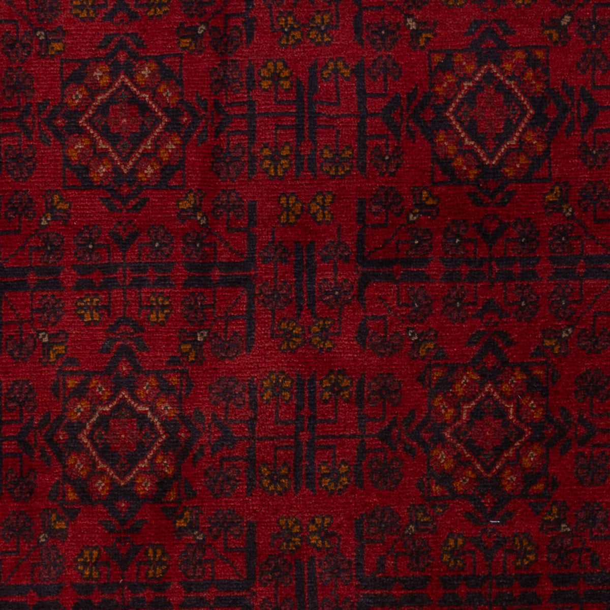 Afghan Rug - Kunduz - 197 x 127 cm - dark red