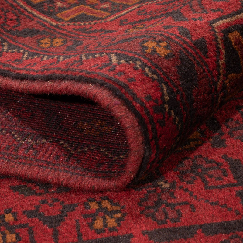 Afghan Rug - Kunduz - 197 x 127 cm - dark red