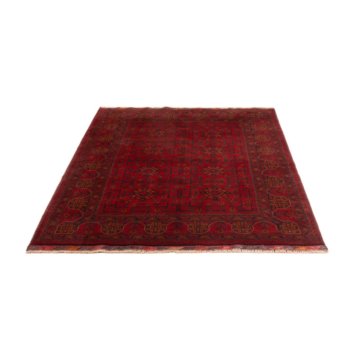 Afghan Rug - Kunduz - 197 x 127 cm - dark red