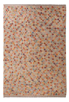 Kelim Rug - Splash - 307 x 208 cm - multicolored