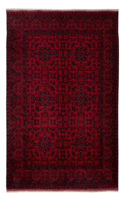 Afghan Rug - Kunduz - 200 x 127 cm - dark red