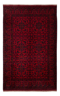 Afghan Rug - Kunduz - 200 x 127 cm - dark red
