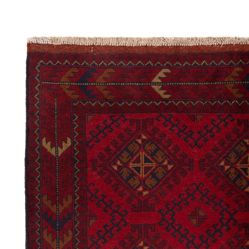 Afghan Rug - Kunduz - 196 x 125 cm - dark red