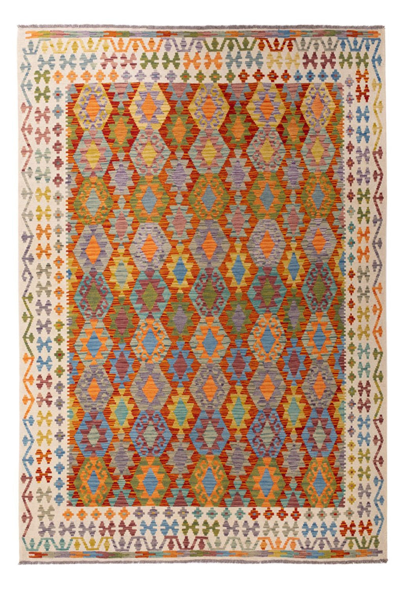 Kelim Rug - Splash - 298 x 202 cm - multicolored