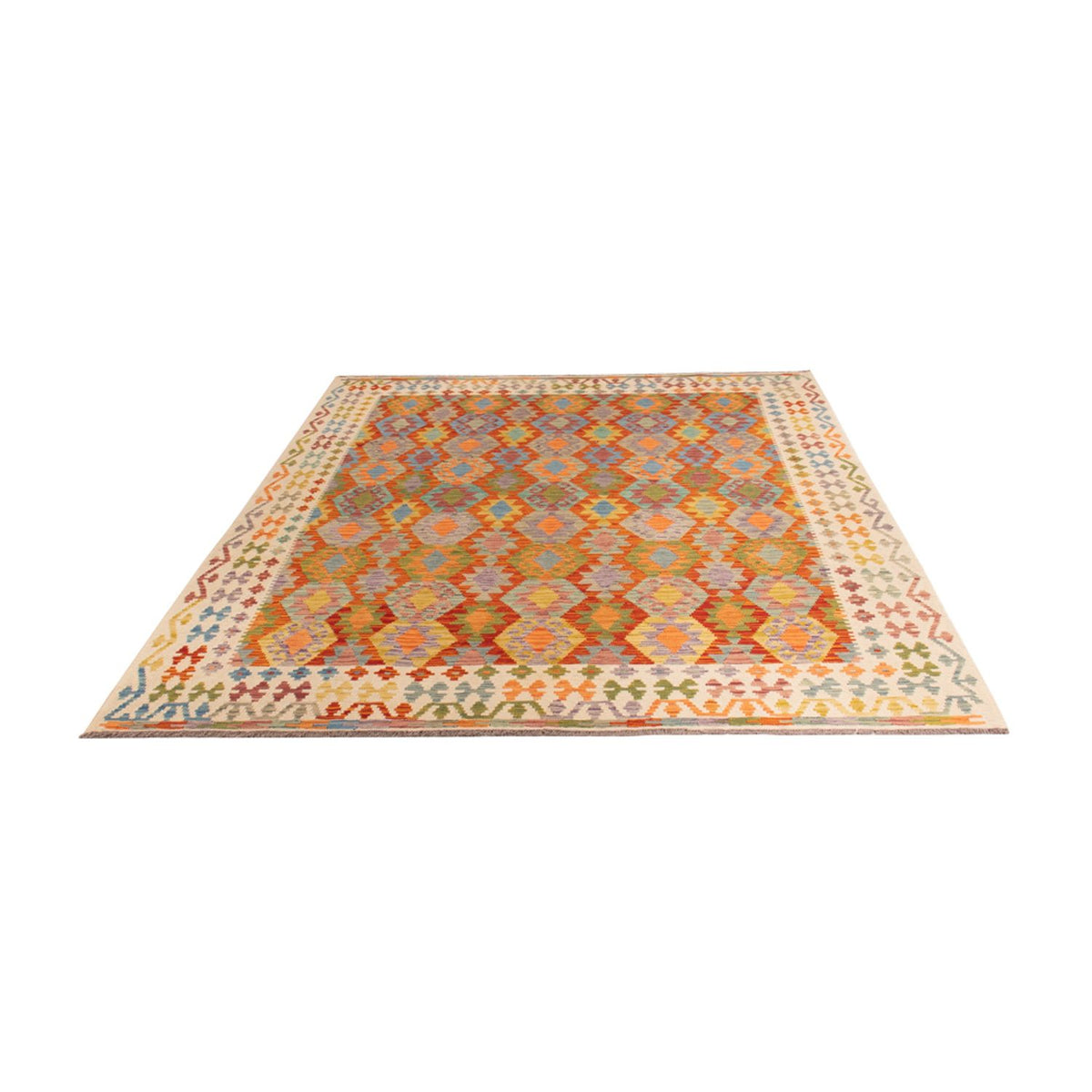 Kelim Rug - Splash - 298 x 202 cm - multicolored