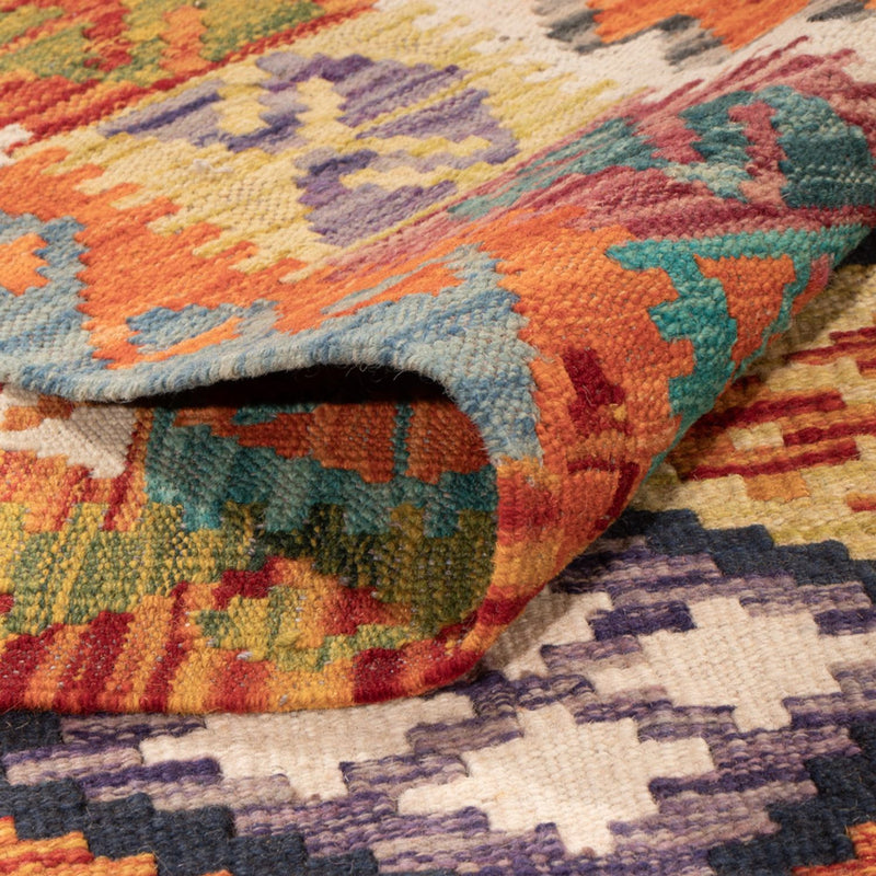 Kelim Rug - Splash - 290 x 199 cm - multicolored