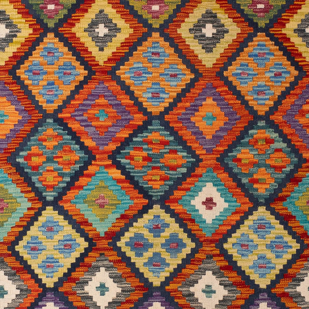 Kelim Rug - Splash - 293 x 210 cm - multicolored