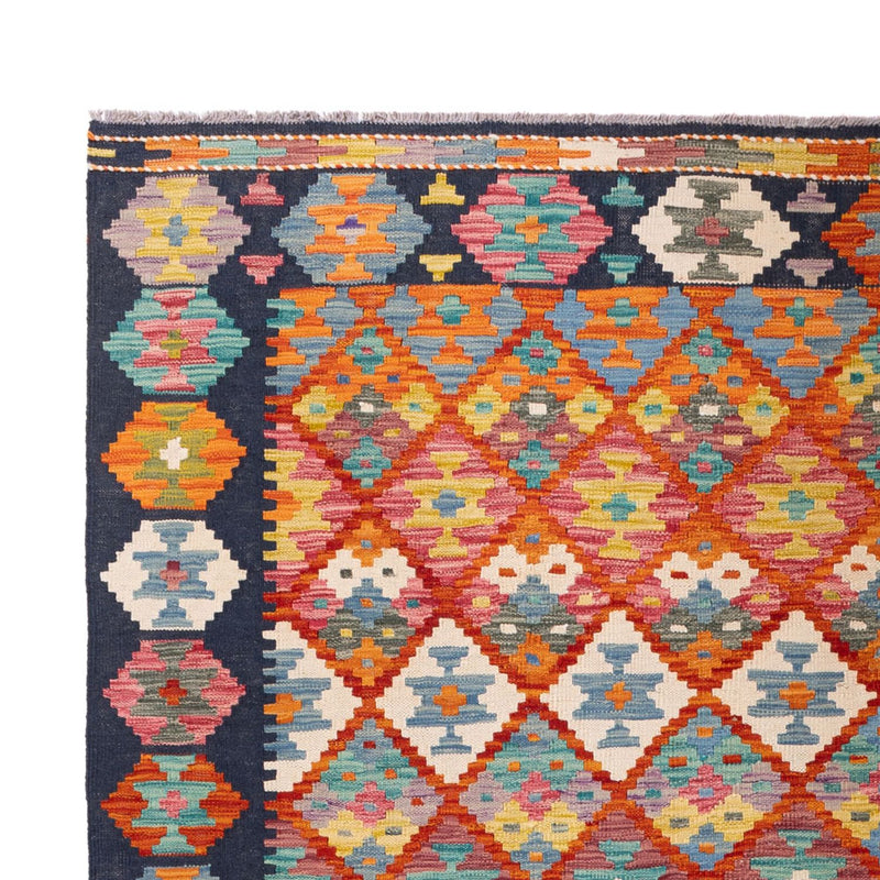 Kelim Rug - Splash - 293 x 210 cm - multicolored