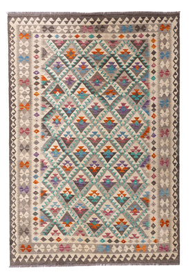 Kelim Rug - Splash - 300 x 197 cm - multicolored
