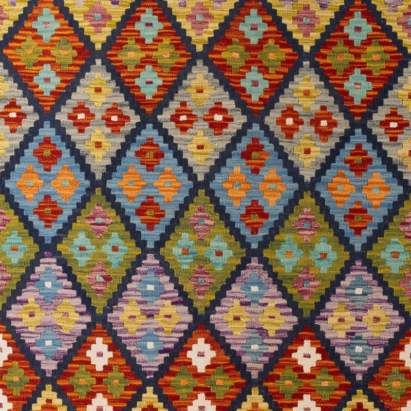 Kelim Rug - Splash - 304 x 207 cm - multicolored