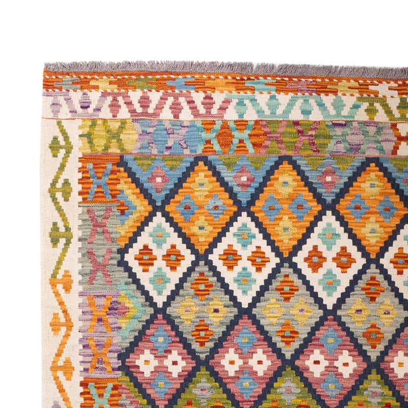 Kelim Rug - Splash - 304 x 207 cm - multicolored