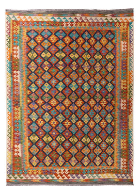 Kelim Rug - Splash - 295 x 207 cm - multicolored