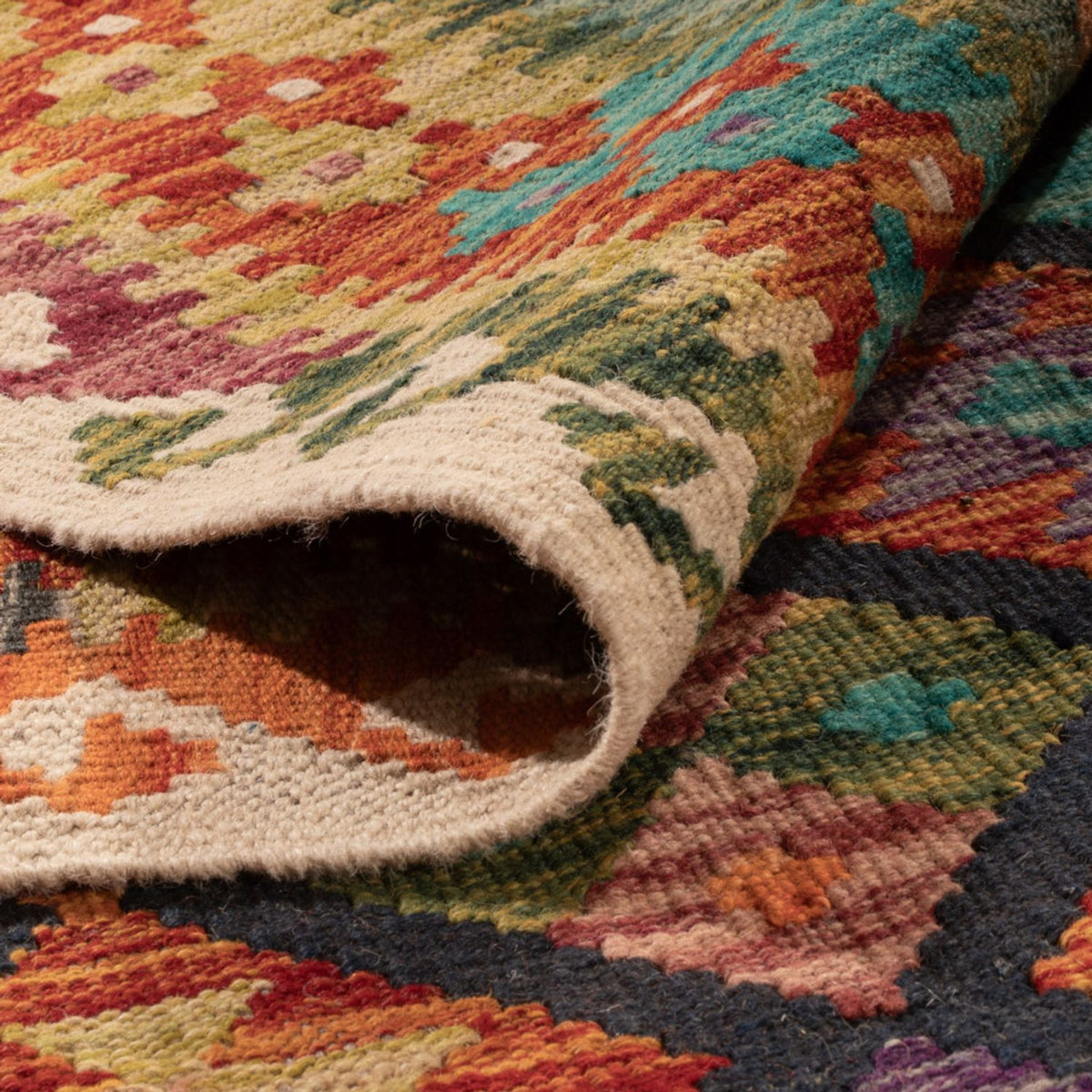 Kelim Rug - Splash - 295 x 207 cm - multicolored