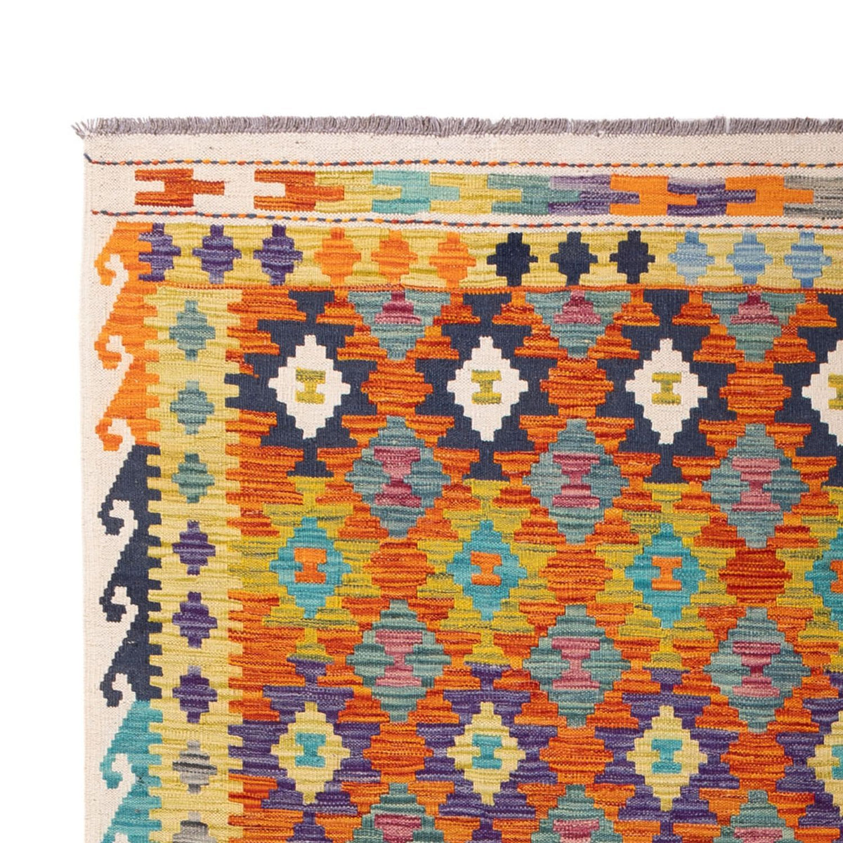 Kelim Rug - Splash - 290 x 200 cm - multicolored