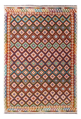 Kelim Rug - Splash - 282 x 201 cm - multicolored