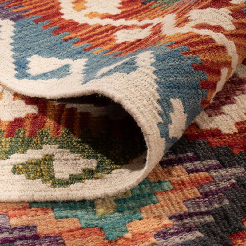 Kelim Rug - Splash - 282 x 201 cm - multicolored
