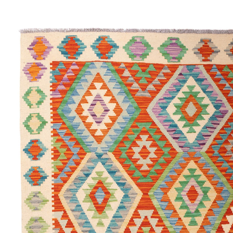 Kelim Rug - Splash - 295 x 207 cm - multicolored