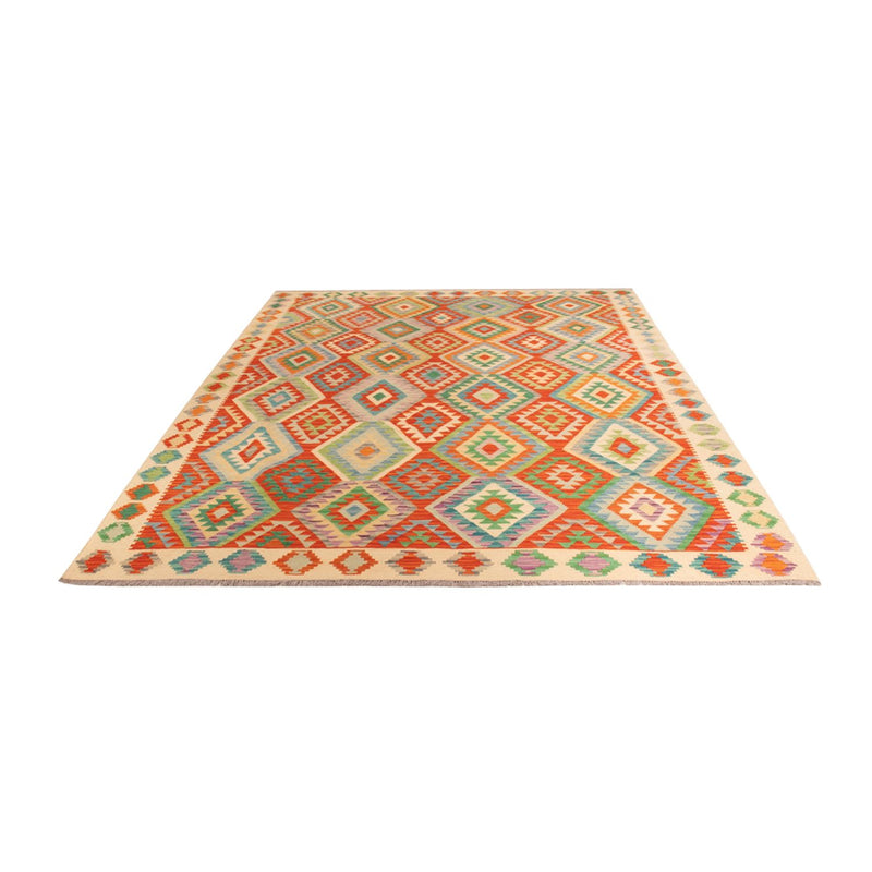 Kelim Rug - Splash - 295 x 207 cm - multicolored