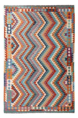 Kelim Rug - Splash - 298 x 199 cm - multicolored