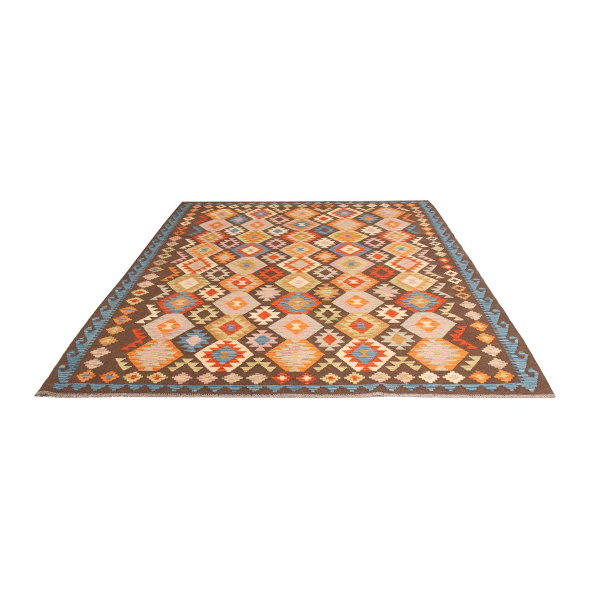 Kelim Rug - Splash - 290 x 204 cm - multicolored